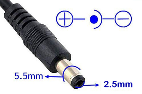 HP 65W PIN 5.5-2.5mm
